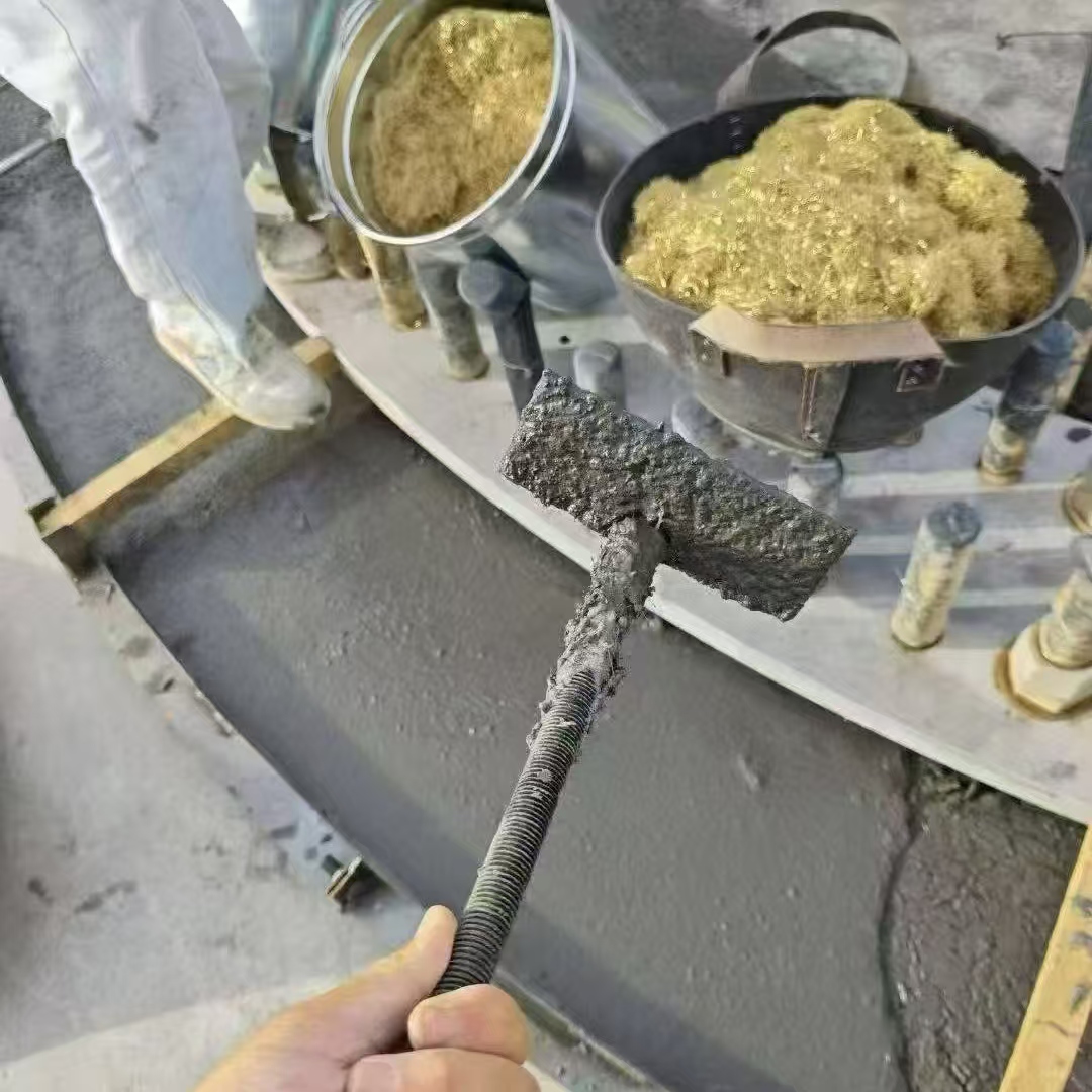 丰都C120钢纤维高强无收灌浆料 轧机压缩机汽轮机发电机锻压设备底座灌浆材料